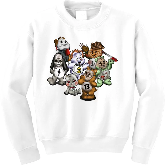 Scare Bears Halloween Creepy Kids Sweatshirt