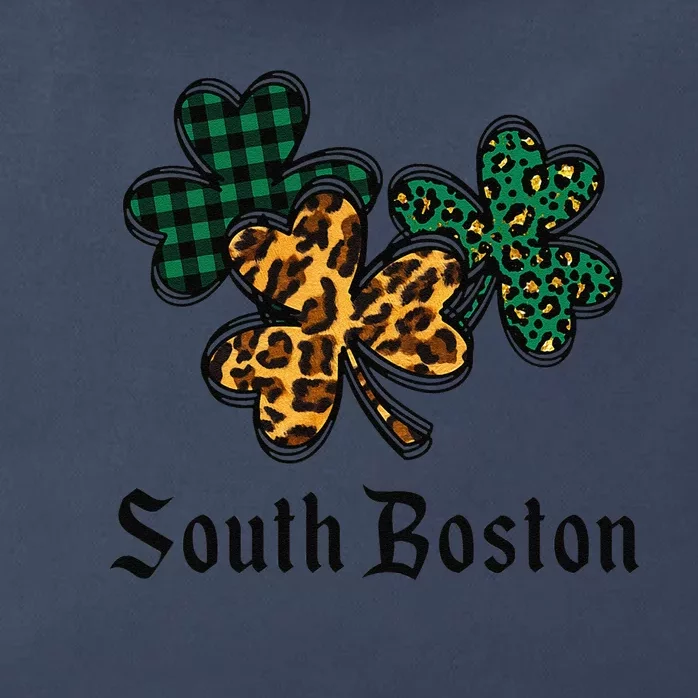 South Boston Irish Ireland Women's Cute Southie St Paddy's Zip Tote Bag