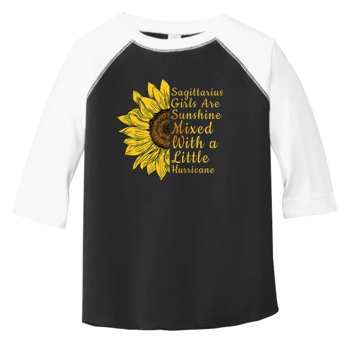 Sagittarius Birthday In November Sunflower Funny Toddler Fine Jersey T-Shirt