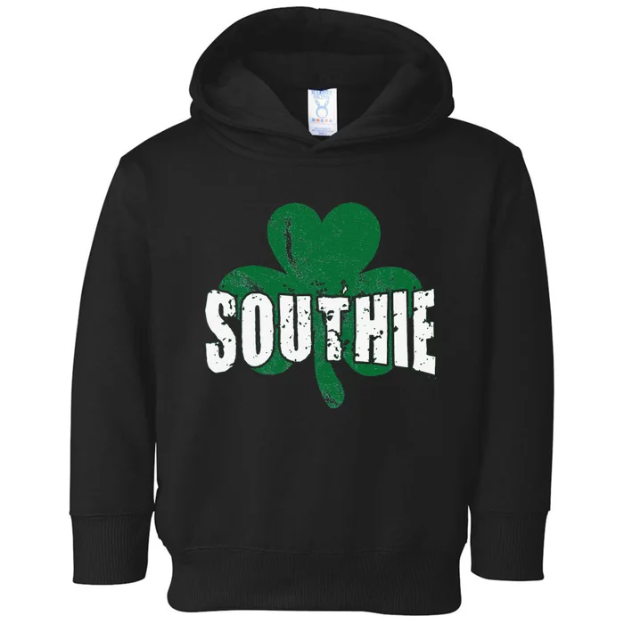 Southie Boston Irish Saint Patrick's Day Toddler Hoodie