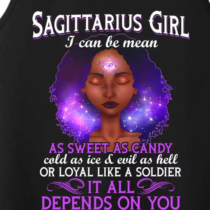 Sagittarius Born In November 22 December 21 Gift Performance Tank