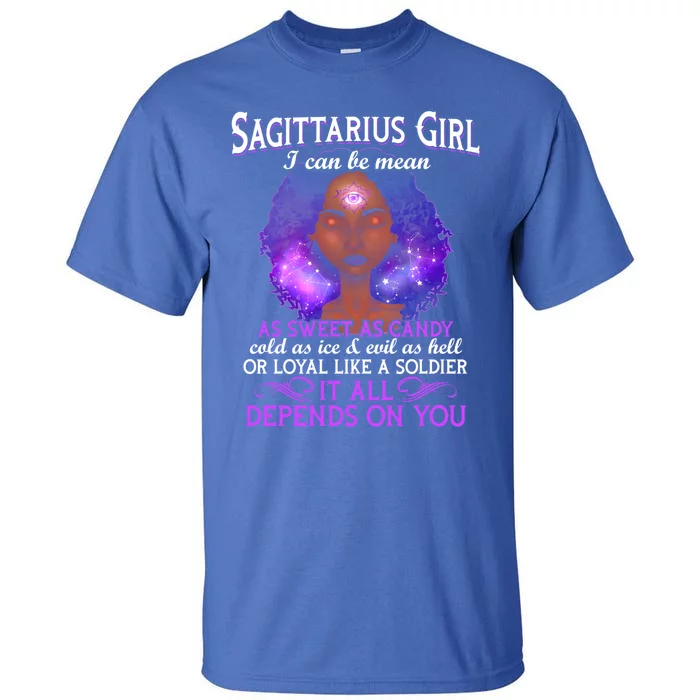 Sagittarius Born In November 22 December 21 Gift Tall T-Shirt