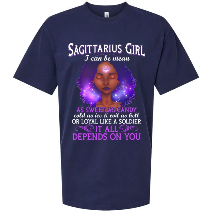 Sagittarius Born In November 22 December 21 Gift Sueded Cloud Jersey T-Shirt