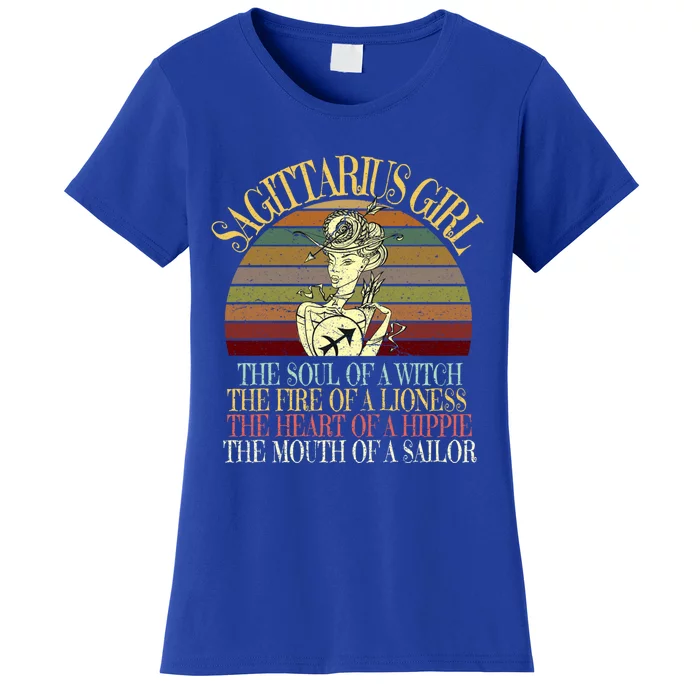 Sagittarius Born In November And December Birthday Meaningful Gift Women's T-Shirt