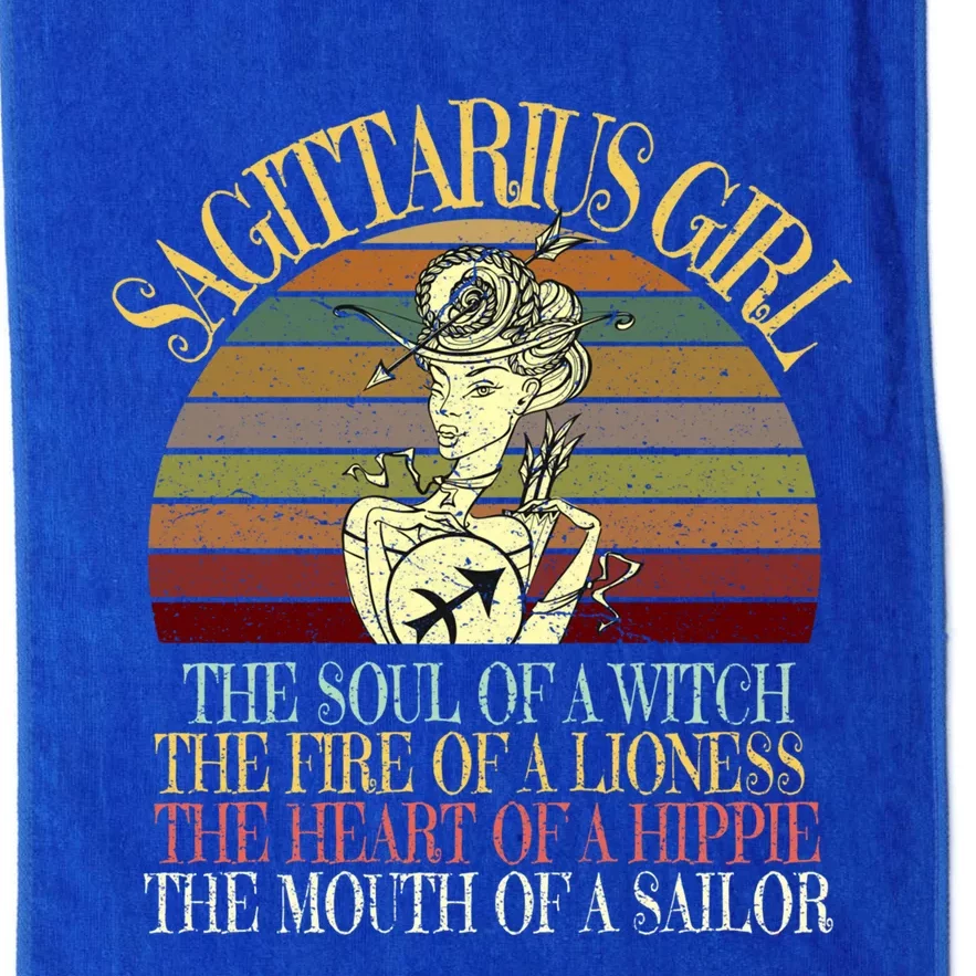 Sagittarius Born In November And December Birthday Meaningful Gift Platinum Collection Golf Towel