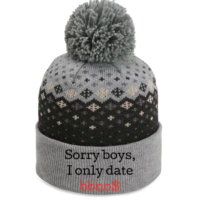 Sorry B.o.y.s I Only Date Bbno$ The Baniff Cuffed Pom Beanie