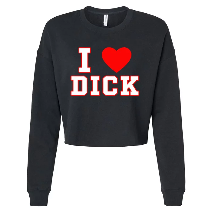 South Bysole I Love Dick Cropped Pullover Crew