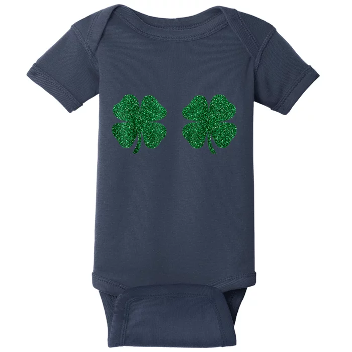 Shamrocks Boobs Irish St Patricks Day Clover Women Girl Cute Baby Bodysuit