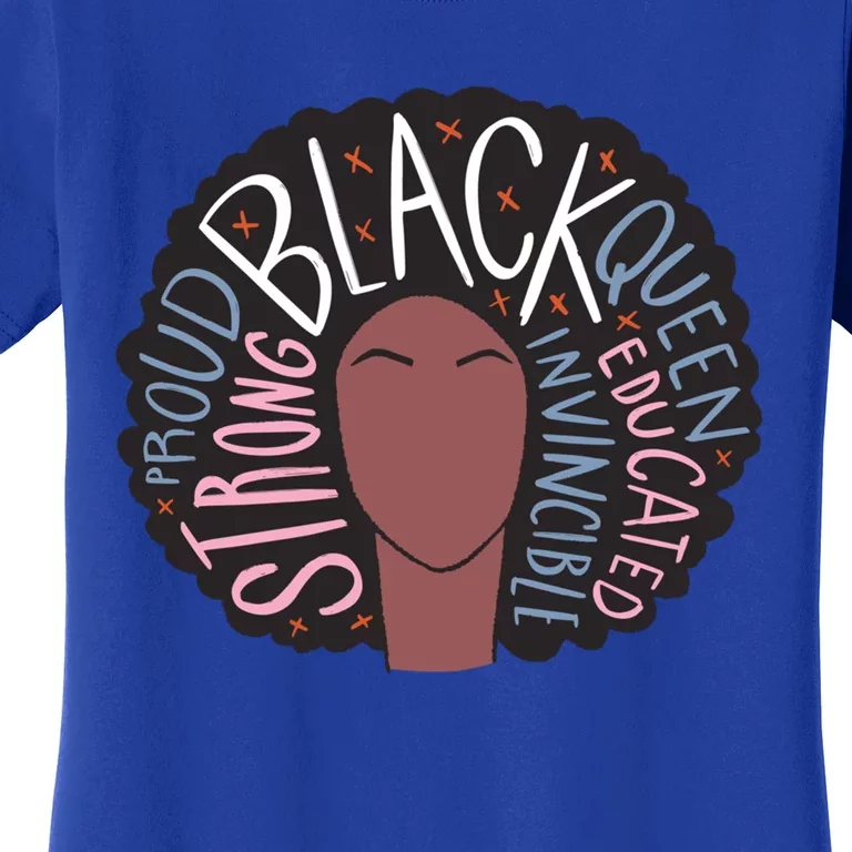 Strong Black I Cool Black Pride Afro Cute Gift Women's T-Shirt