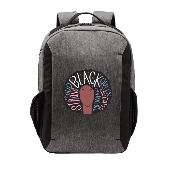 Strong Black I Cool Black Pride Afro Cute Gift Vector Backpack