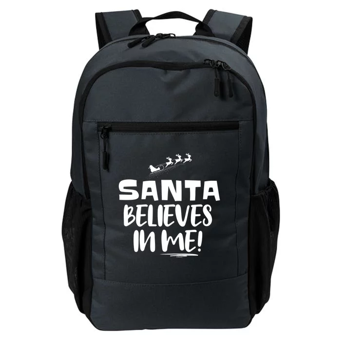 Santa Believes In Me! S Christmas Quote Gift Daily Commute Backpack