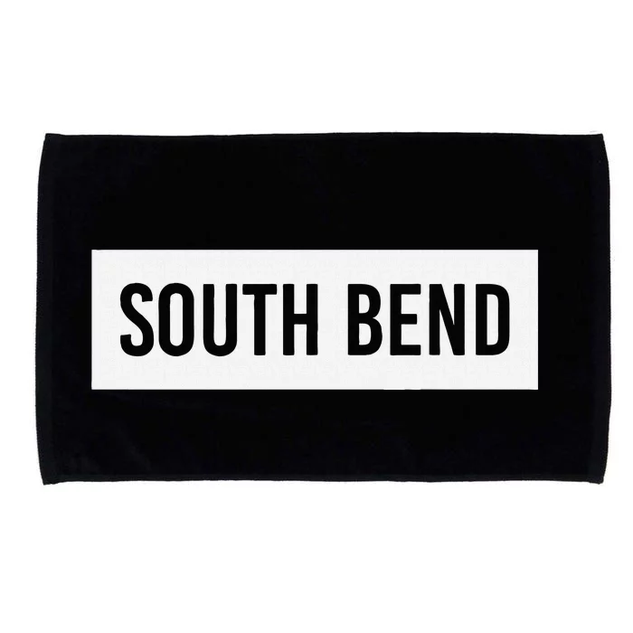 South Bend In Indiana Funny City Home Roots Usa Gift Microfiber Hand Towel