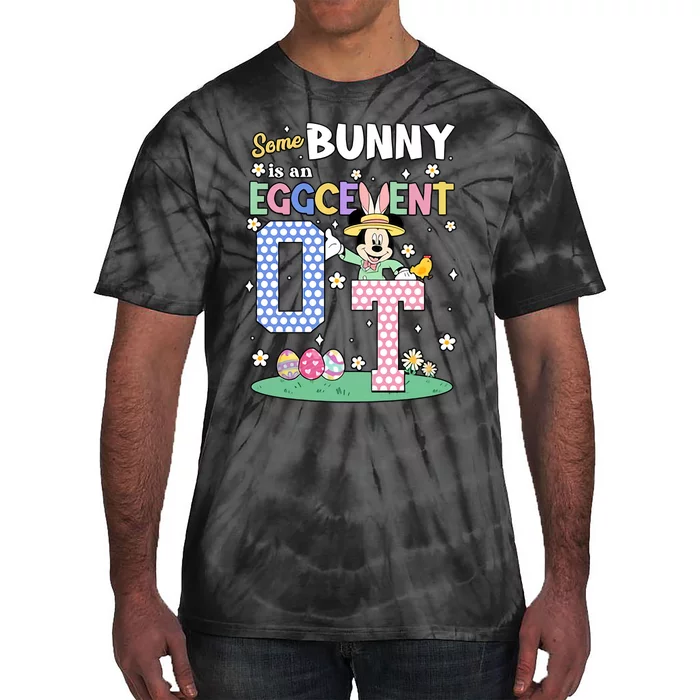 Some Bunny Is An Eggcellent Occupational Therapy Therapist Easter Day Tie-Dye T-Shirt