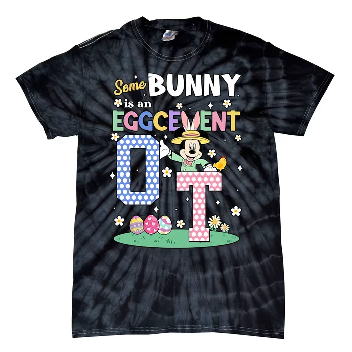 Some Bunny Is An Eggcellent Occupational Therapy Therapist Easter Day Tie-Dye T-Shirt