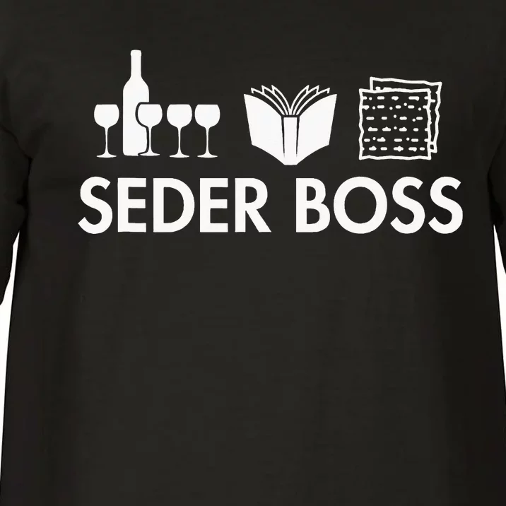 Seder Boss Jewish Funny Passover Leader Matzah Matzo Comfort Colors T-Shirt