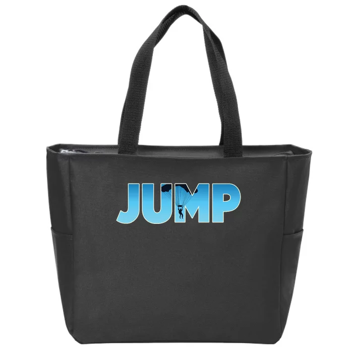 Skydiving | Base Jumping | Parachute | Parachutist Zip Tote Bag