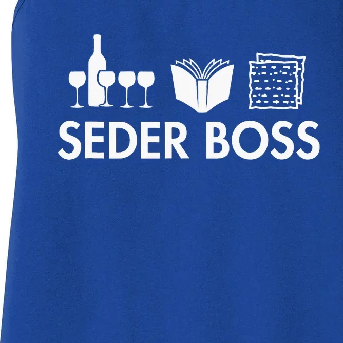 Seder Boss Jewish Women's Racerback Tank