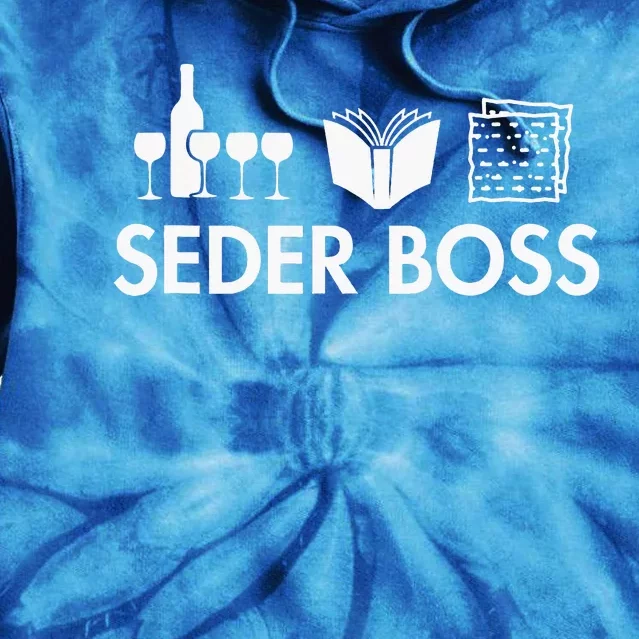 Seder Boss Jewish Tie Dye Hoodie