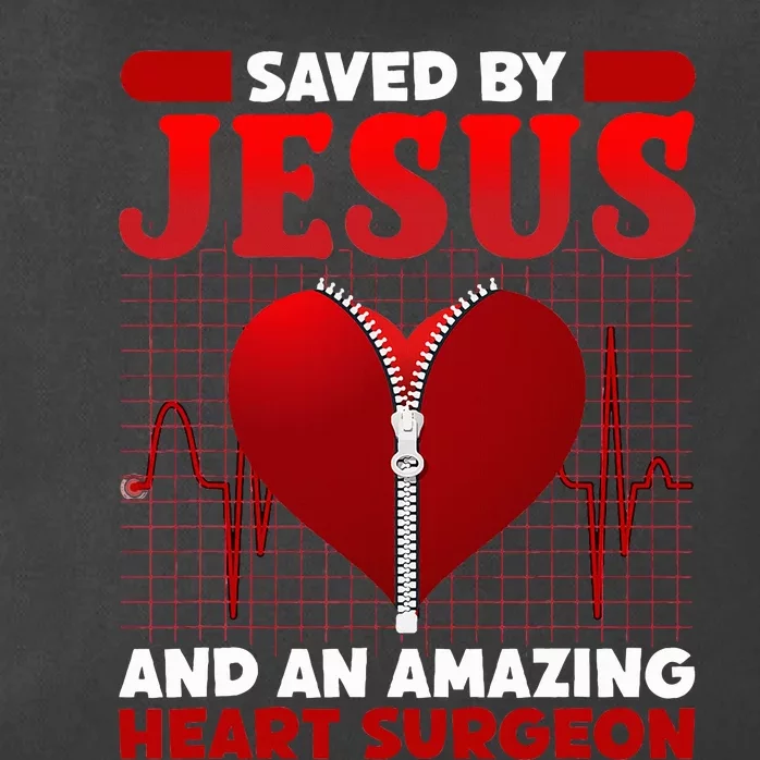 Saved By Jesus And An Amazing Heart Surgeon Cardiac Zip Tote Bag