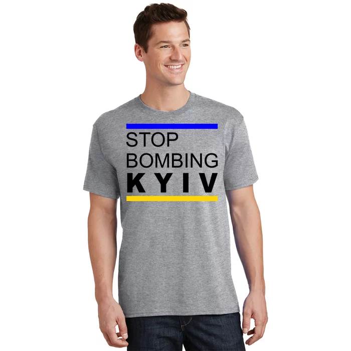 Stop Bombing Kyiv Support Ukraine T-Shirt