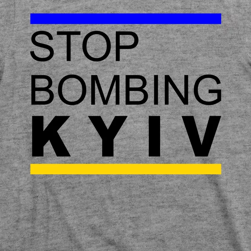 Stop Bombing Kyiv Support Ukraine T-Shirt