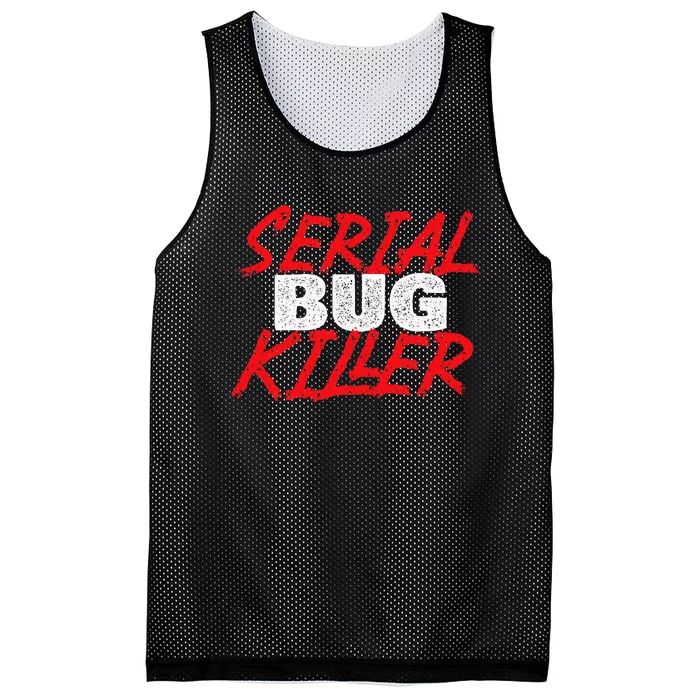 Serial Bug Killer Exterminator Pest Control Technician Mesh Reversible Basketball Jersey Tank