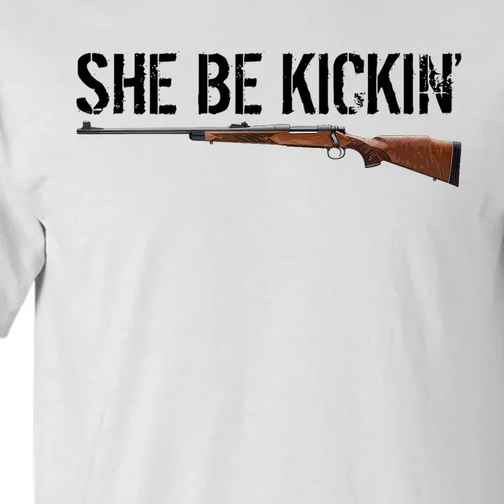 She Be Kickin Guns Saying Cool Hot Women Lady Tall T-Shirt