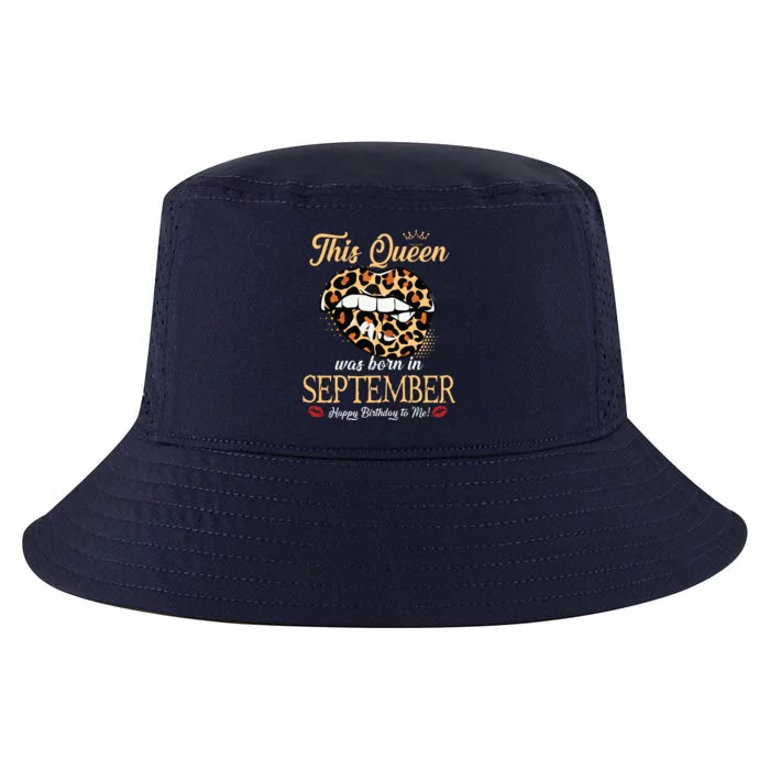 September Birthday Leopard Its My Birthday September Queen Cool Comfort Performance Bucket Hat