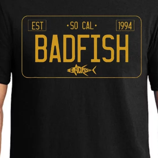 Socal Badfish License Plate Pajama Set