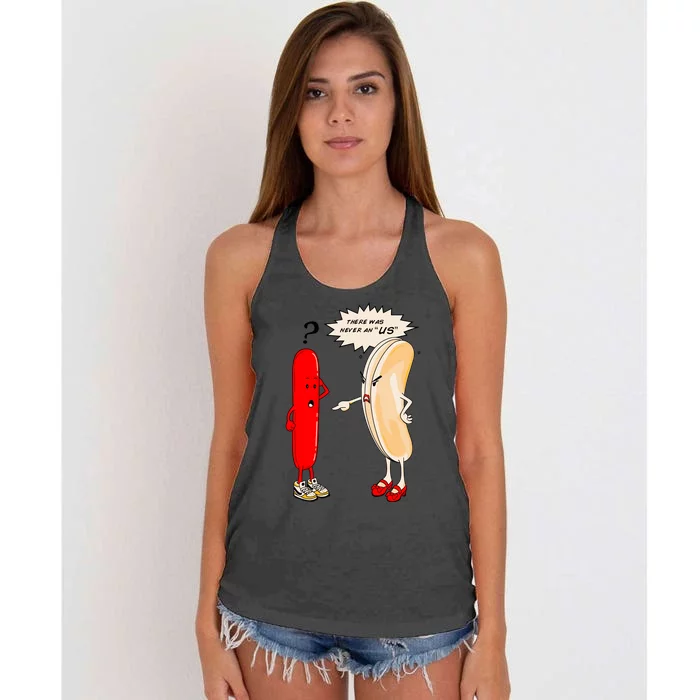 Sausage & Buns L.Q Women's Knotted Racerback Tank