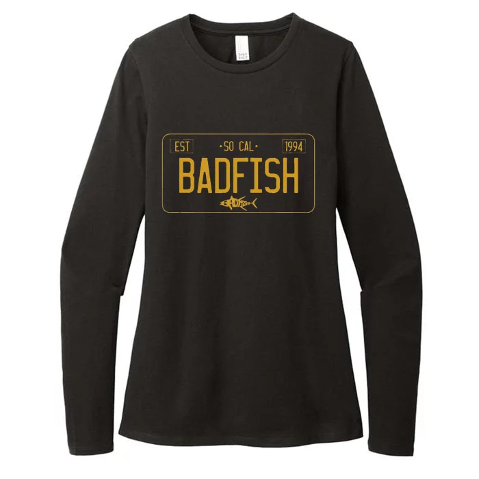 SoCal Badfish License Plate Womens CVC Long Sleeve Shirt