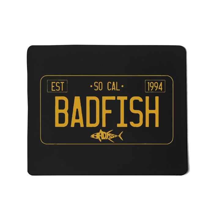 SoCal Badfish License Plate Mousepad