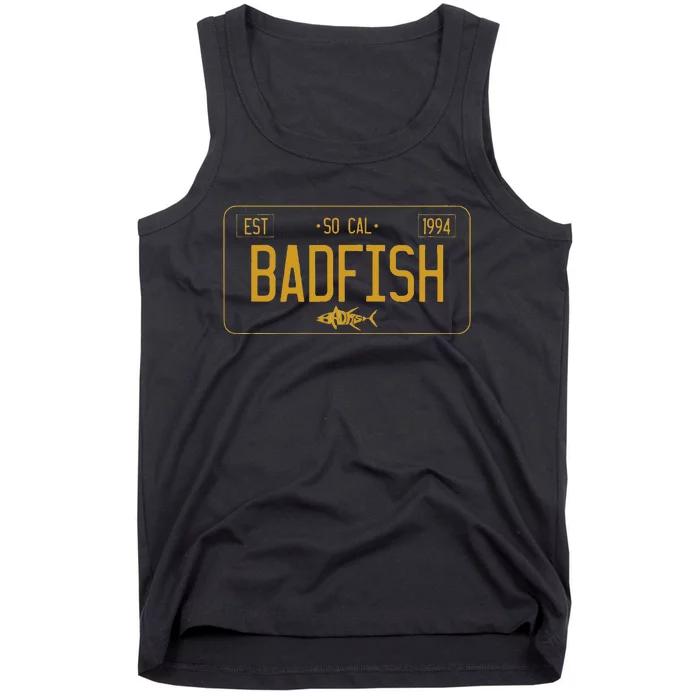 SoCal Badfish License Plate Tank Top