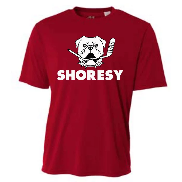 Shoresy Bulldogs Logo Cooling Performance Crew T-Shirt