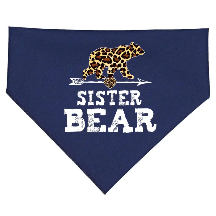 Sister Bear Leopard USA-Made Doggie Bandana