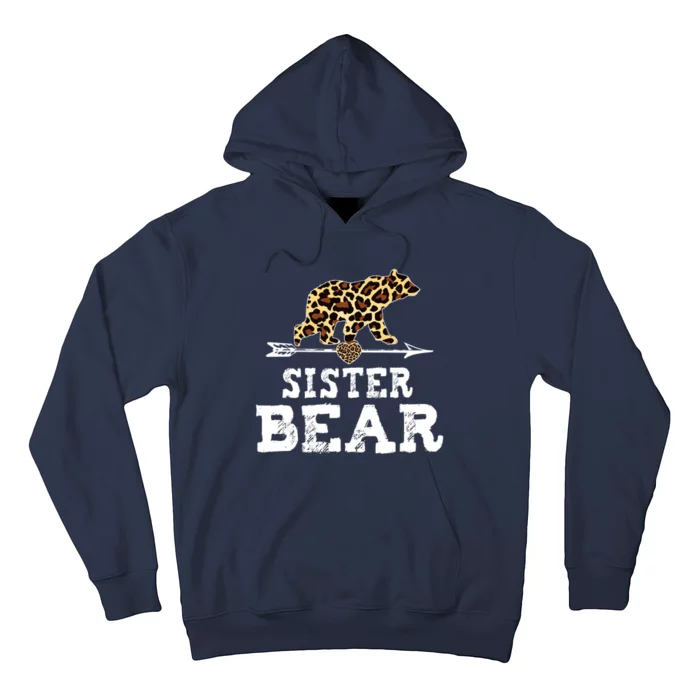 Sister Bear Leopard Hoodie