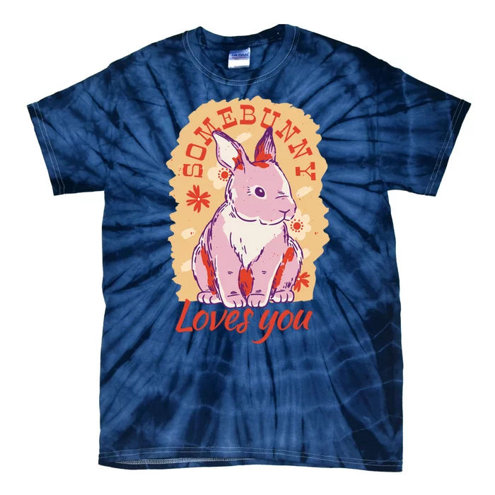 Some Bunny Loves You Cute Tie-Dye T-Shirt