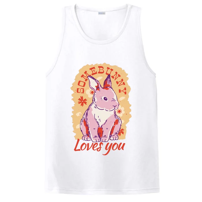 Some Bunny Loves You Cute Performance Tank