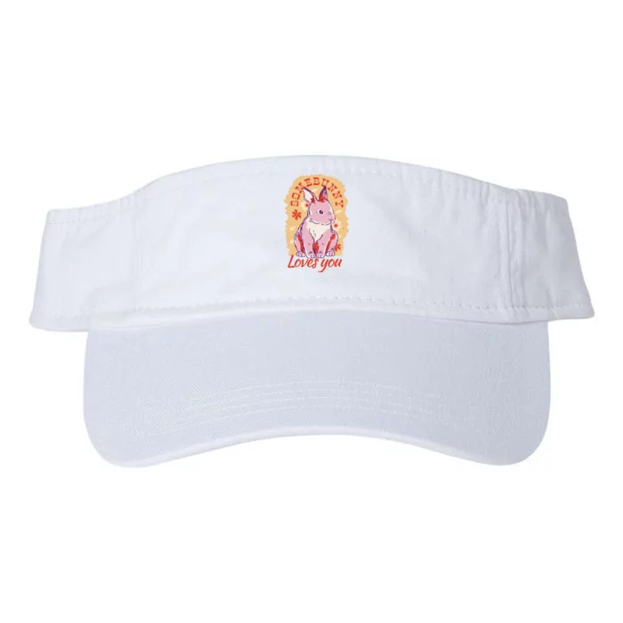 Some Bunny Loves You Cute Valucap Bio-Washed Visor