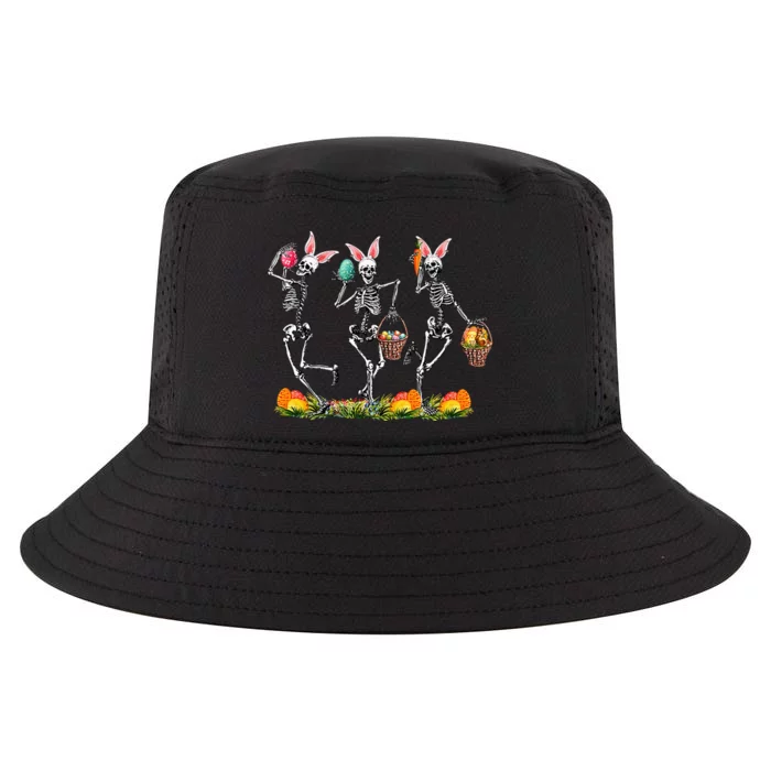 Skeletons Bunny Lover Easter Skellies Dancing Cool Comfort Performance Bucket Hat