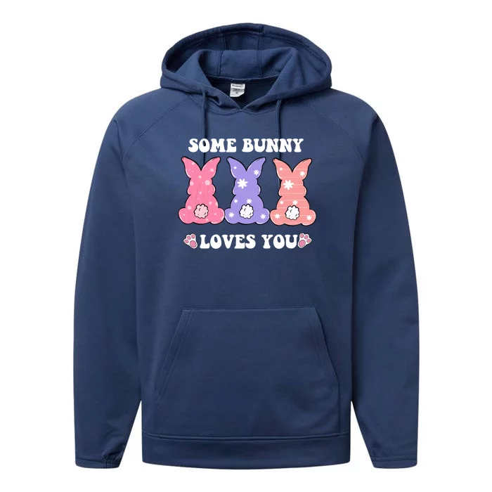 Some Bunny Love You Easter Performance Fleece Hoodie