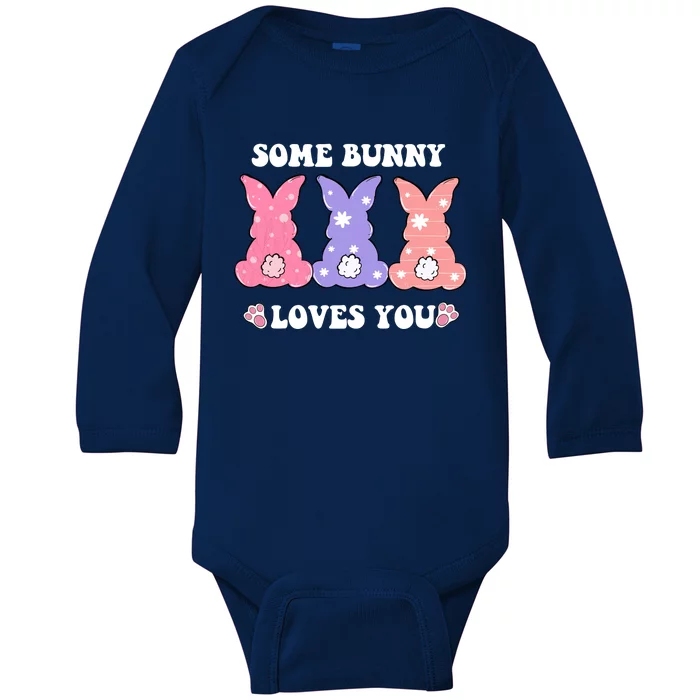 Some Bunny Love You Easter Baby Long Sleeve Bodysuit