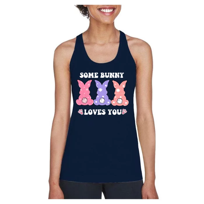 Some Bunny Love You Easter Women's Racerback Tank