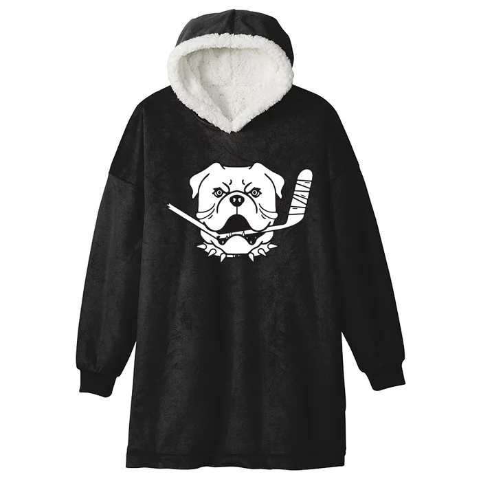 Sudbury Bulldogs Logo Hooded Wearable Blanket