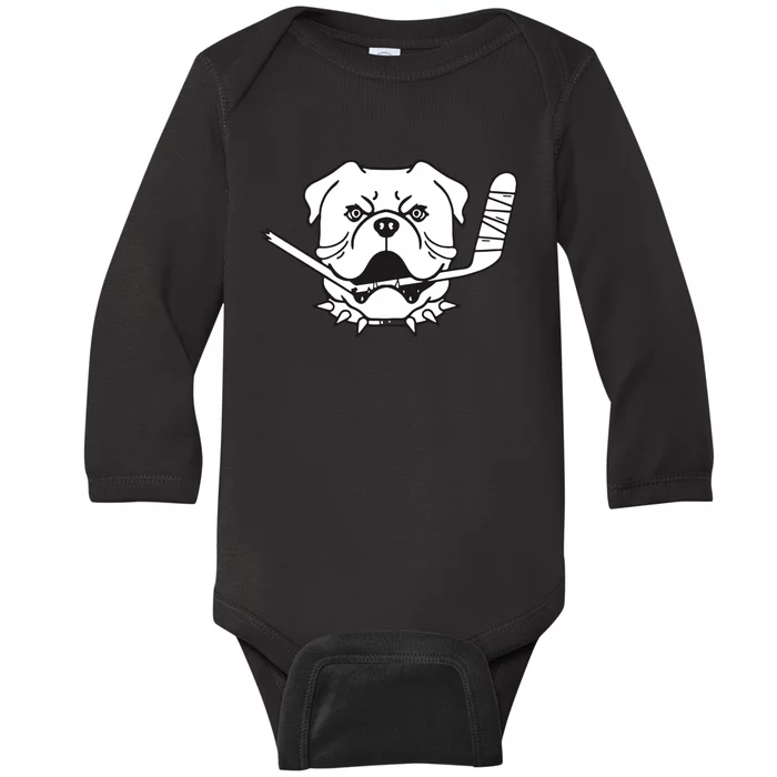 Sudbury Bulldogs Logo Baby Long Sleeve Bodysuit