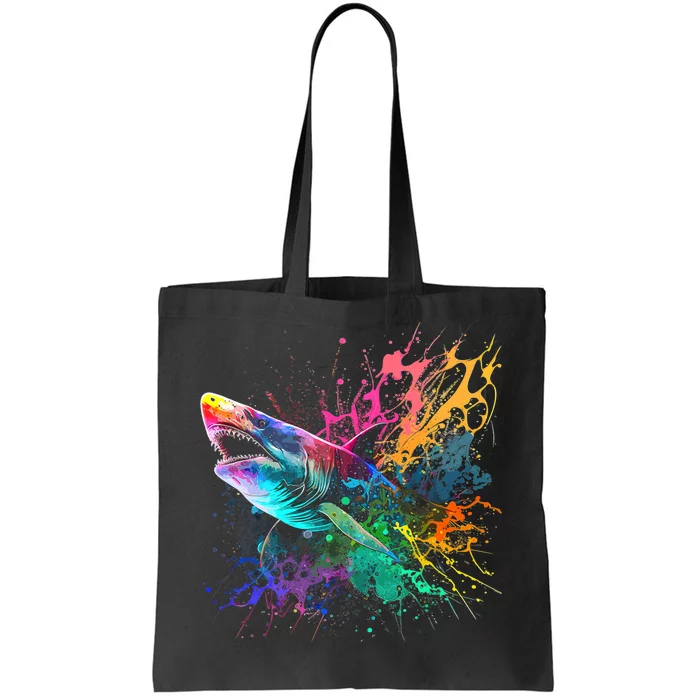 Shark Beach Lover Ocean Animal Novelty Tote Bag