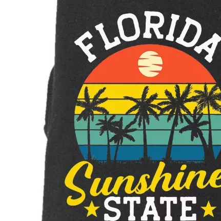 Summer Beach Lover Florida Sunshine State Doggie 3-End Fleece Hoodie