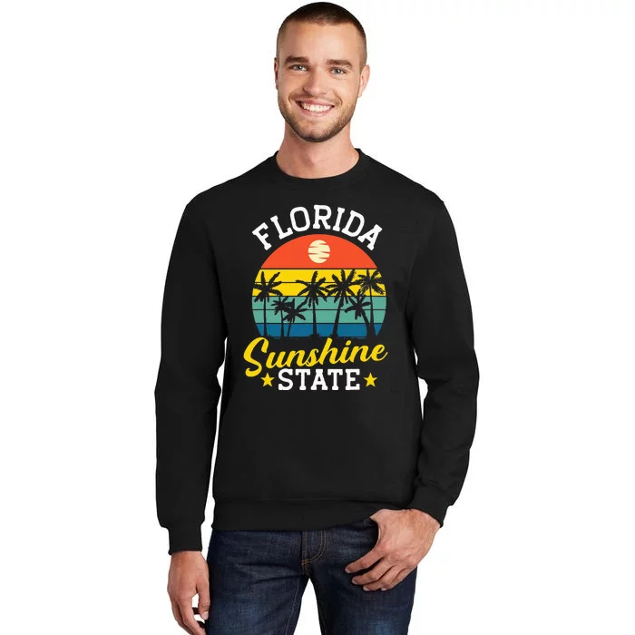 Summer Beach Lover Florida Sunshine State Tall Sweatshirt