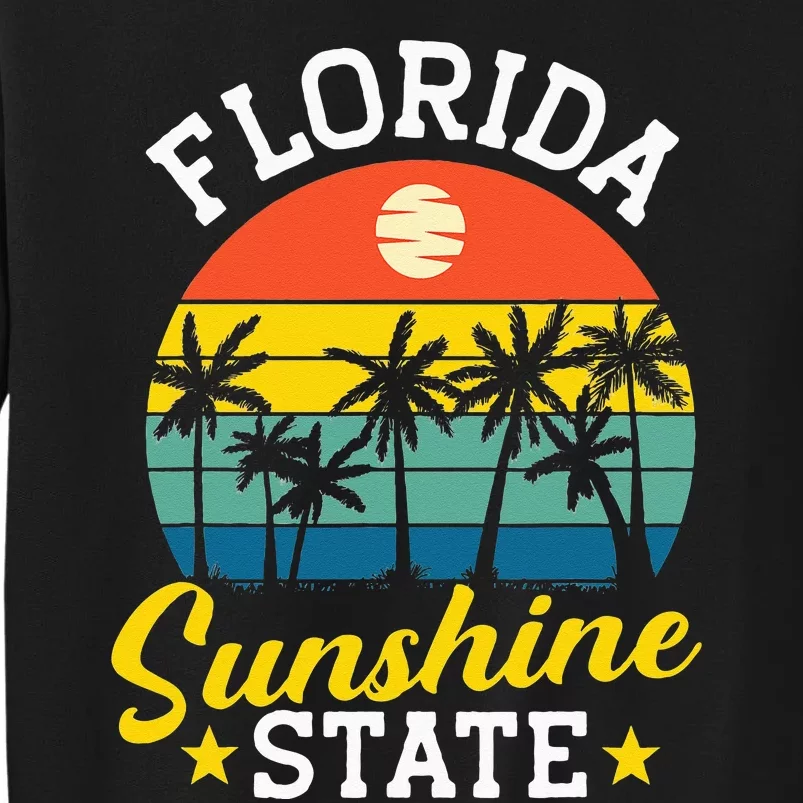 Summer Beach Lover Florida Sunshine State Tall Sweatshirt