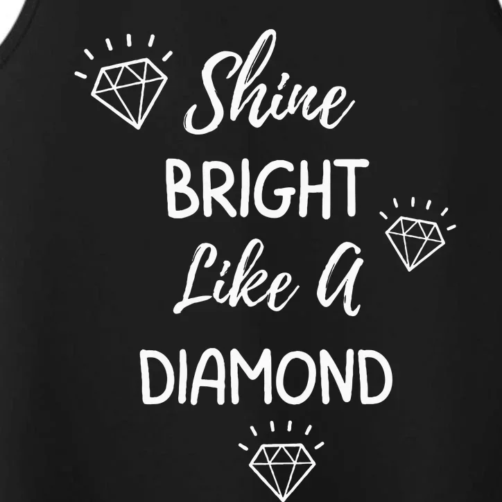 Shine Bright Like A Diamond Performance Tank